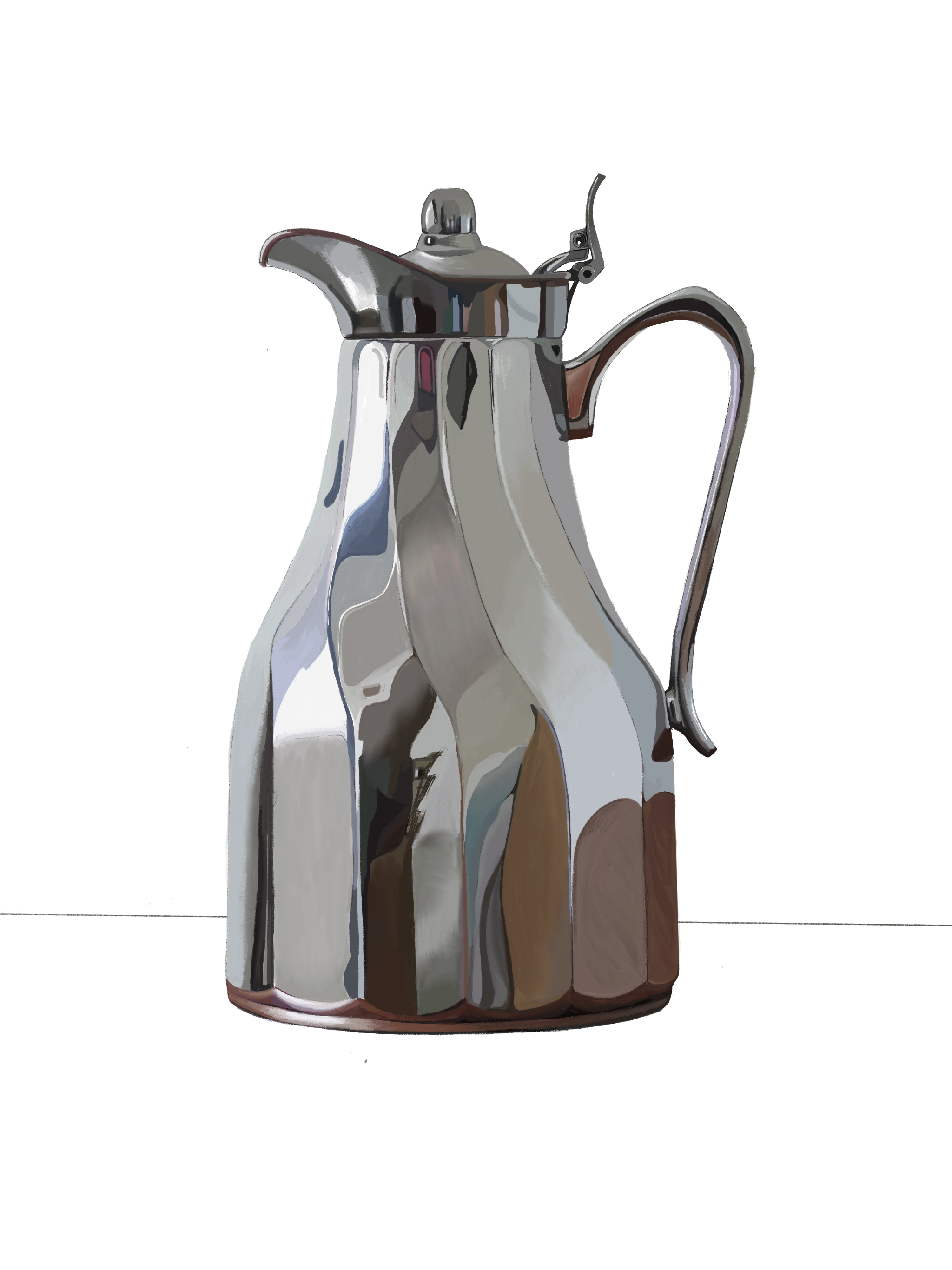 Pewter Carafe